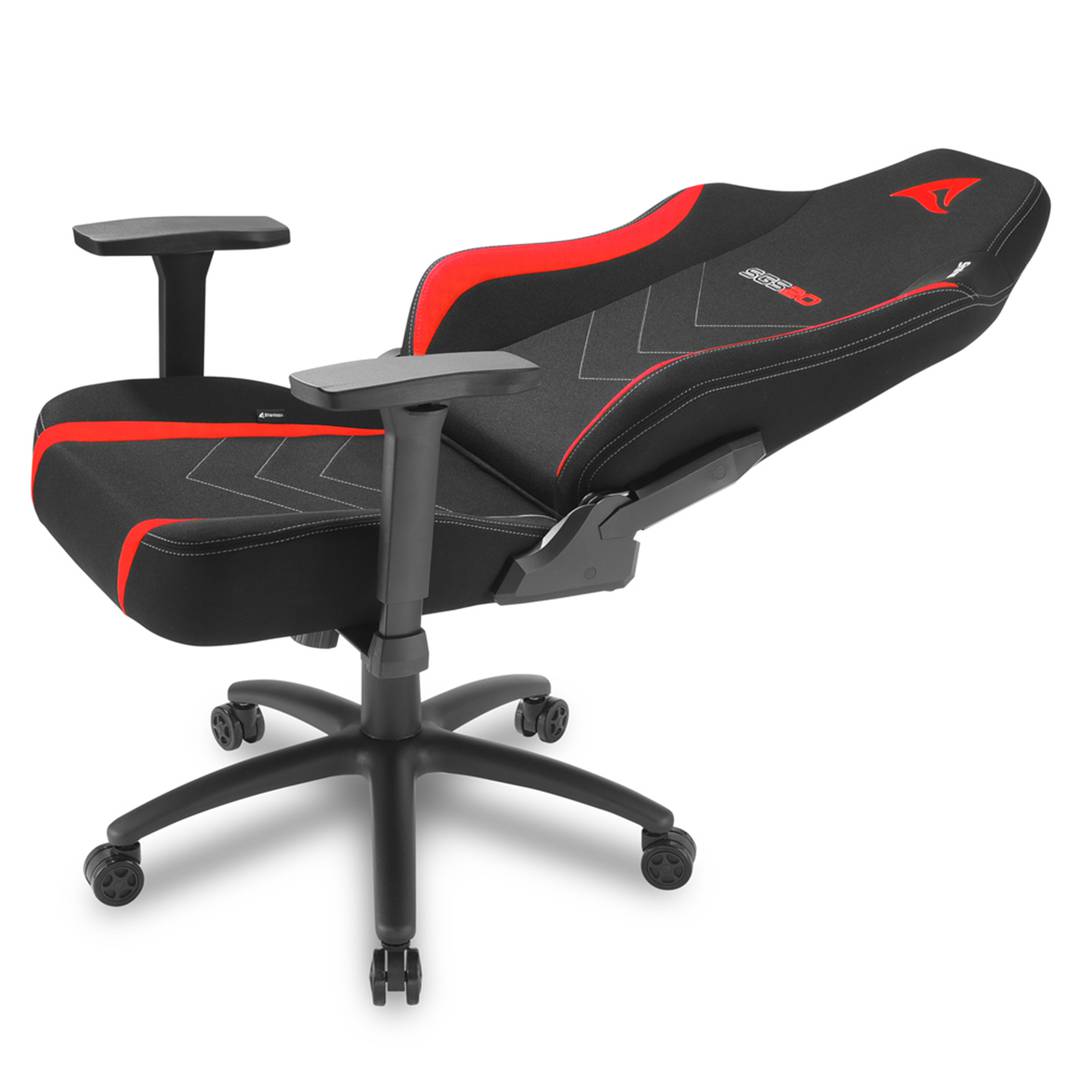 Chaise de jeu Sharkoon SGS20 en noir et rouge