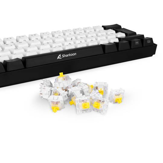 Set di interruttori lineari giallo Sharkoon Gateron Pro