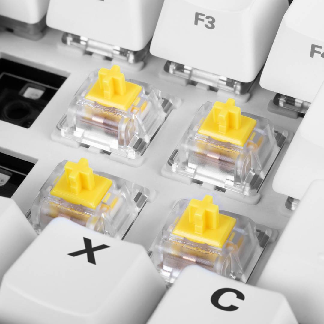 Set di interruttori lineari giallo Sharkoon Gateron Pro