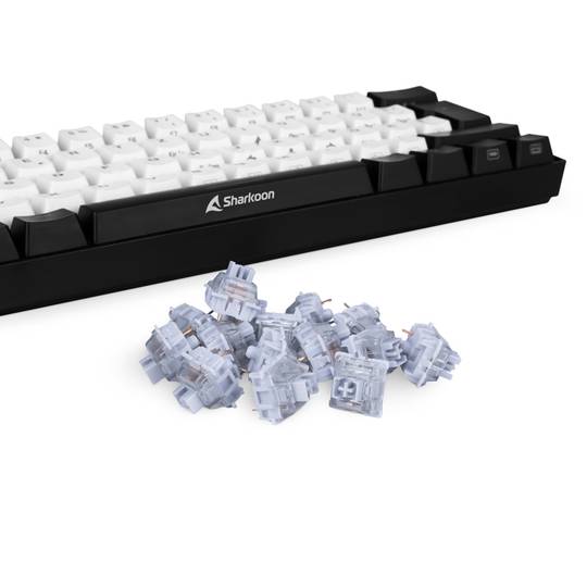 Sharkoon Gateron Pro zilveren lineaire schakelaarset