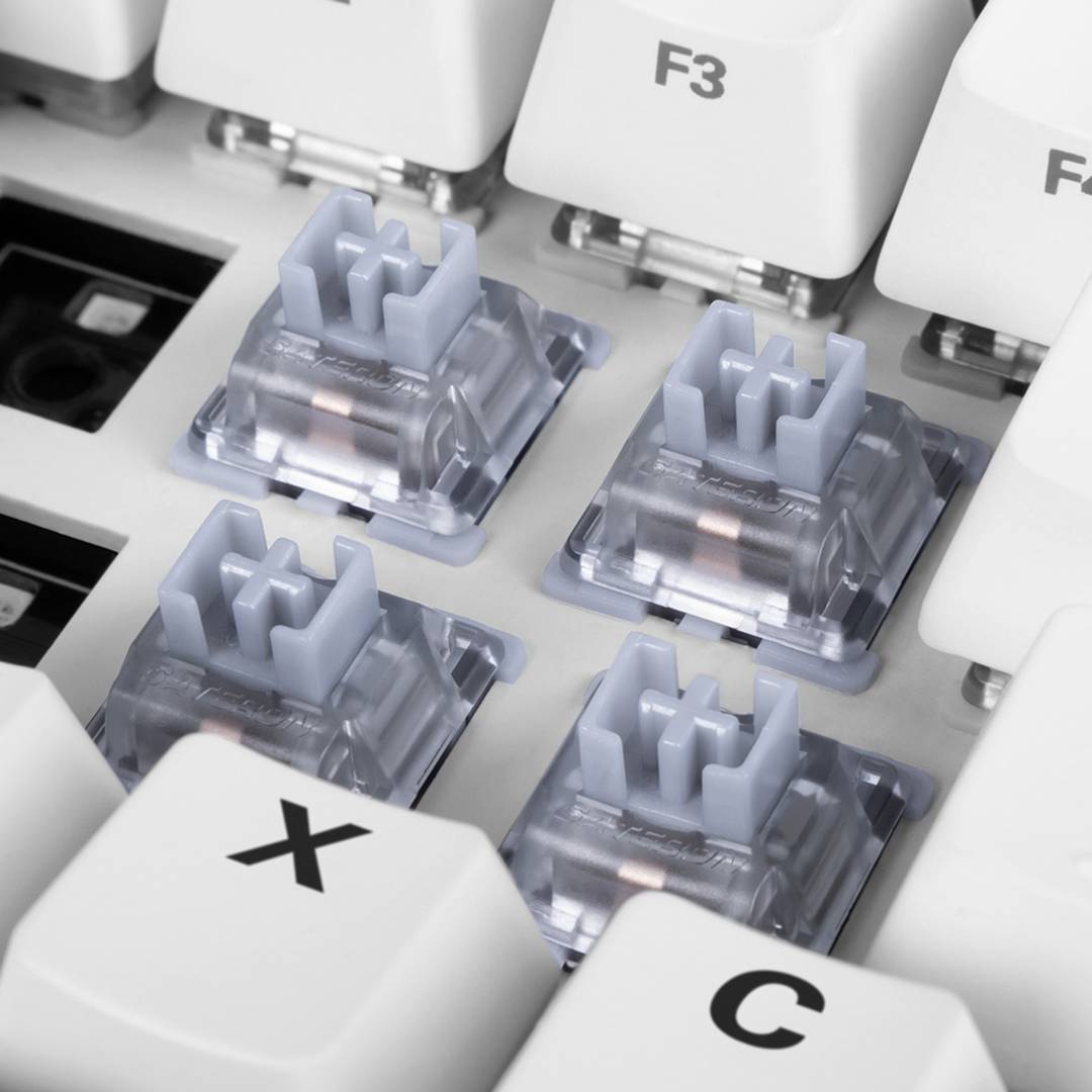 Sharkoon Gateron Pro zilveren lineaire schakelaarset