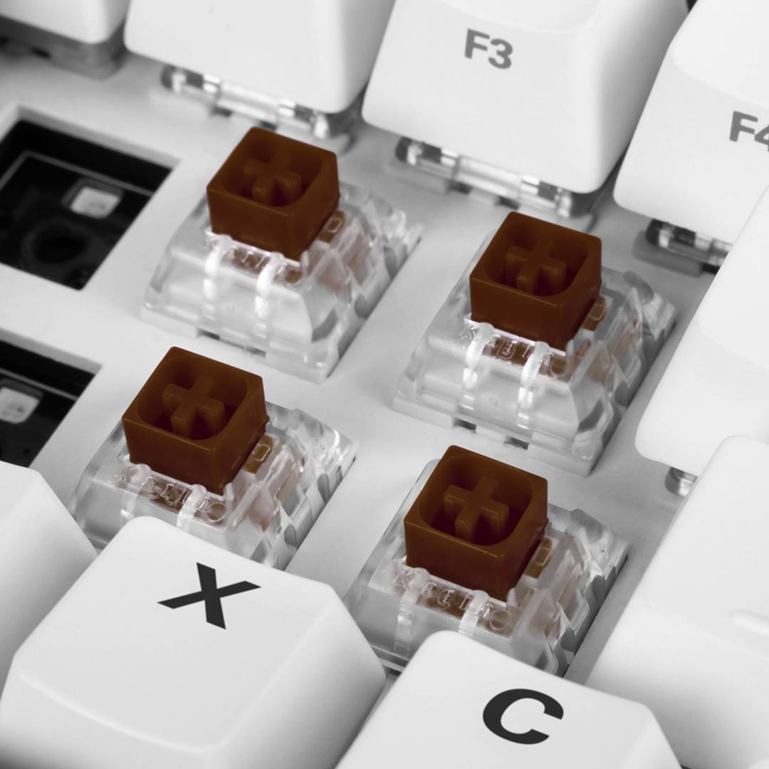 Zestaw przełączników Sharkoon Gateron Tactile Kailh w kolorze brązowym