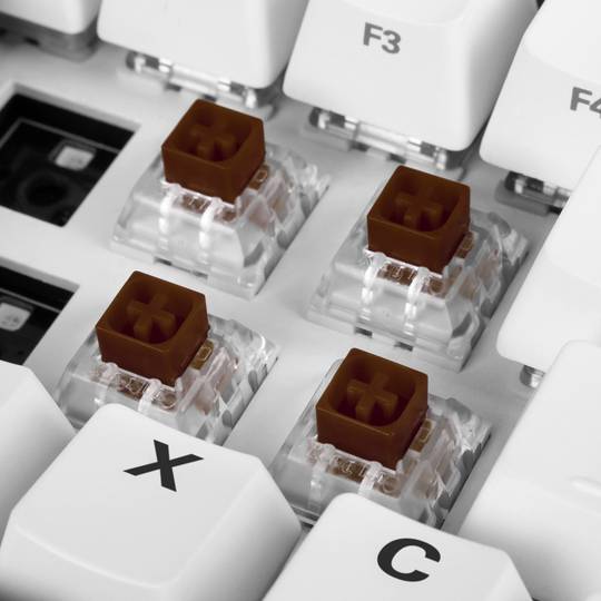 Zestaw przełączników Sharkoon Gateron Tactile Kailh w kolorze brązowym