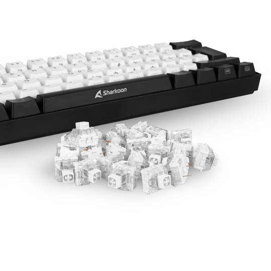 Conjunto de interruptores Sharkoon Gateron Tactile Kailh caixa branca