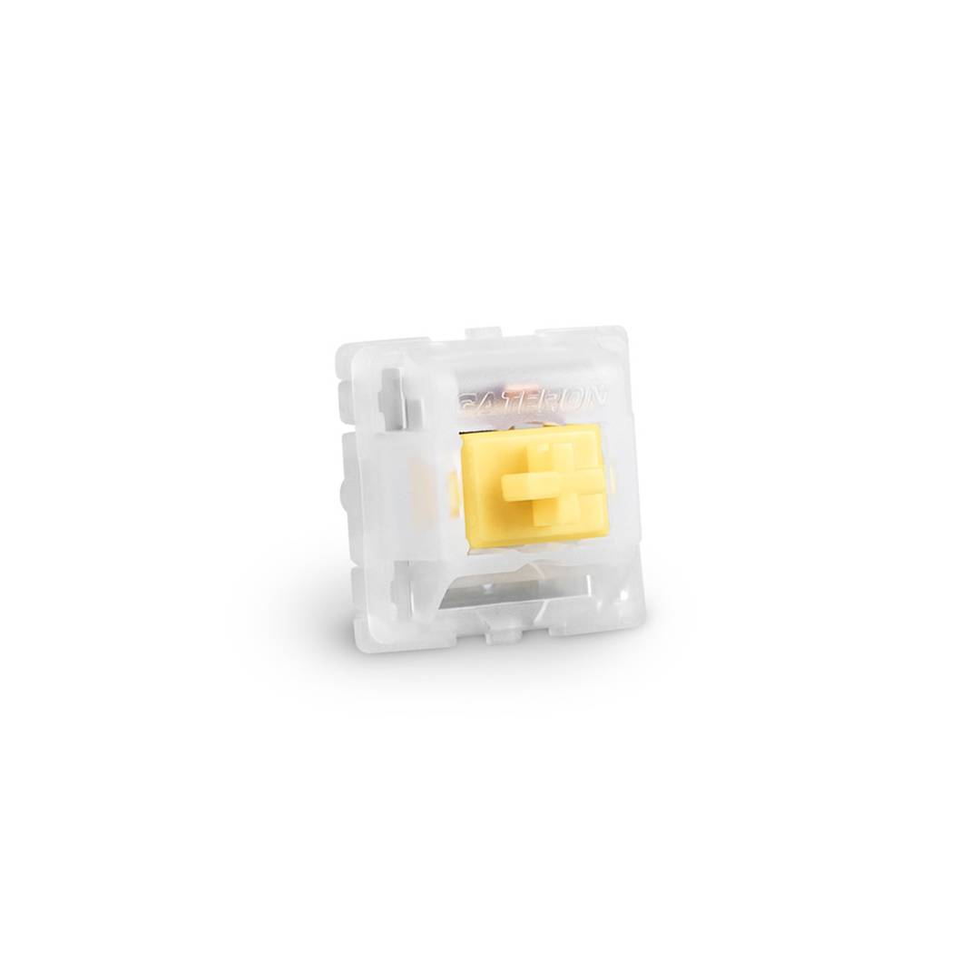 Sharkoon Gateron CAP Set di interruttori lineari giallo latteo