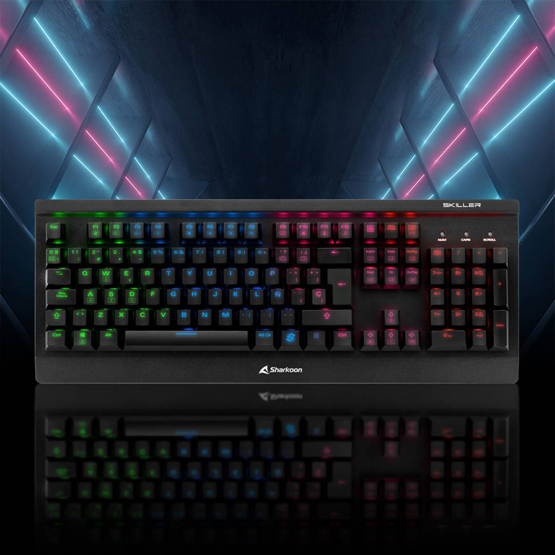 Sharkoon SGK3 RGB USB Mechanical Gaming Keyboard with Red Switch
