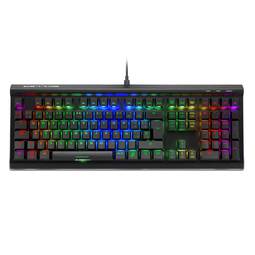 Teclado Gaming Sharkoon SGK60 Mecánico con switch Marrones RGB
