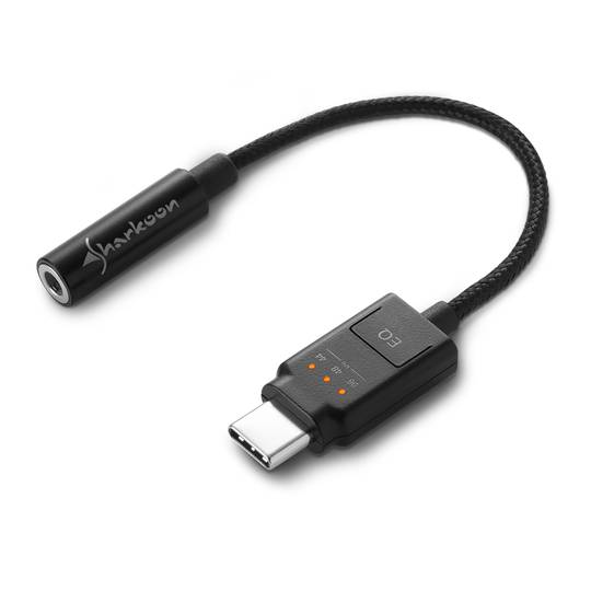 Scheda audio esterna USB-C Sharkoon Mobile DAC