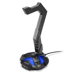 Sharkoon X-Rest 7.1 Headphone Stand in Black Color