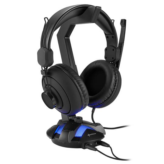 Supporto per cuffie Sharkoon X-Rest 7.1 in colore nero