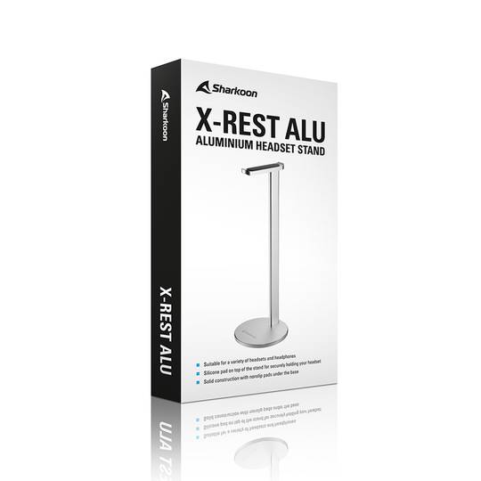 Supporto per cuffie in alluminio Sharkoon X-Rest