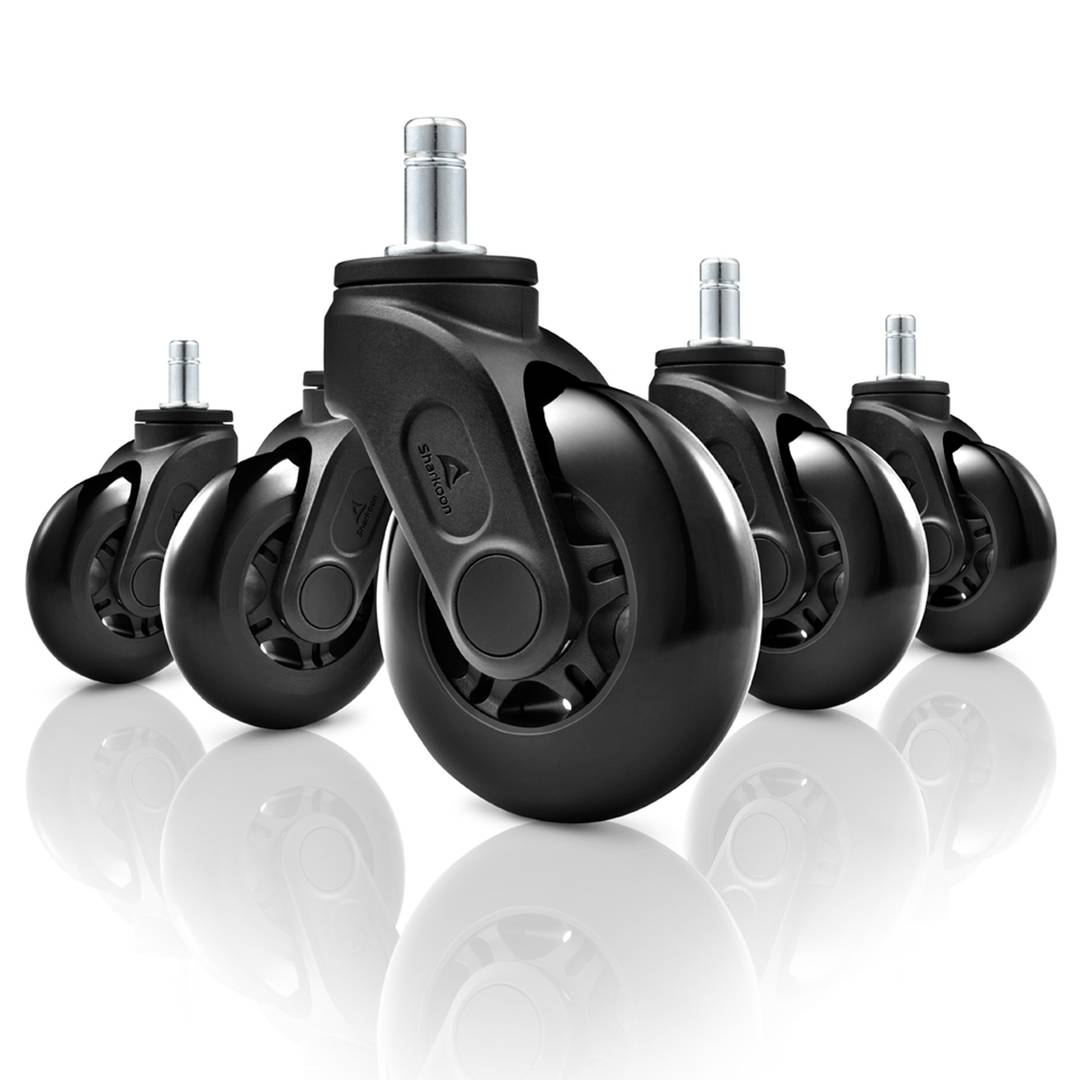 set-of-5-sharkoon-sw10-chair-casters-11-x-22mm-polyurethane-cablematic
