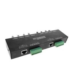 Transceptor de vídeo passiu 8 ports BNC a 2 ports RJ45 o Terminal Block