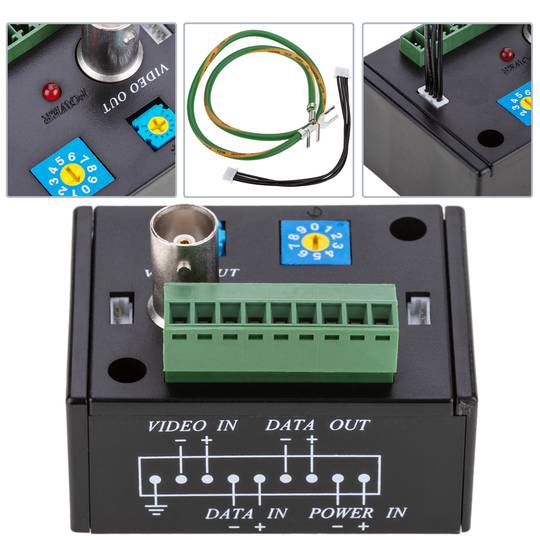 Cat.5 Extender UTP receptor de vídeo ativo para TTA111VR