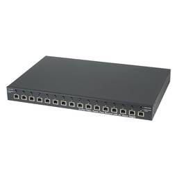 Transceptor de vídeo y datos para rack19 RJ45 a BNC de 16 puertos TPP016VPD