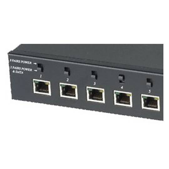 Vídeo e transceptor de dados para Rack19 RJ45 para 16-porta BNC TPP016VPD