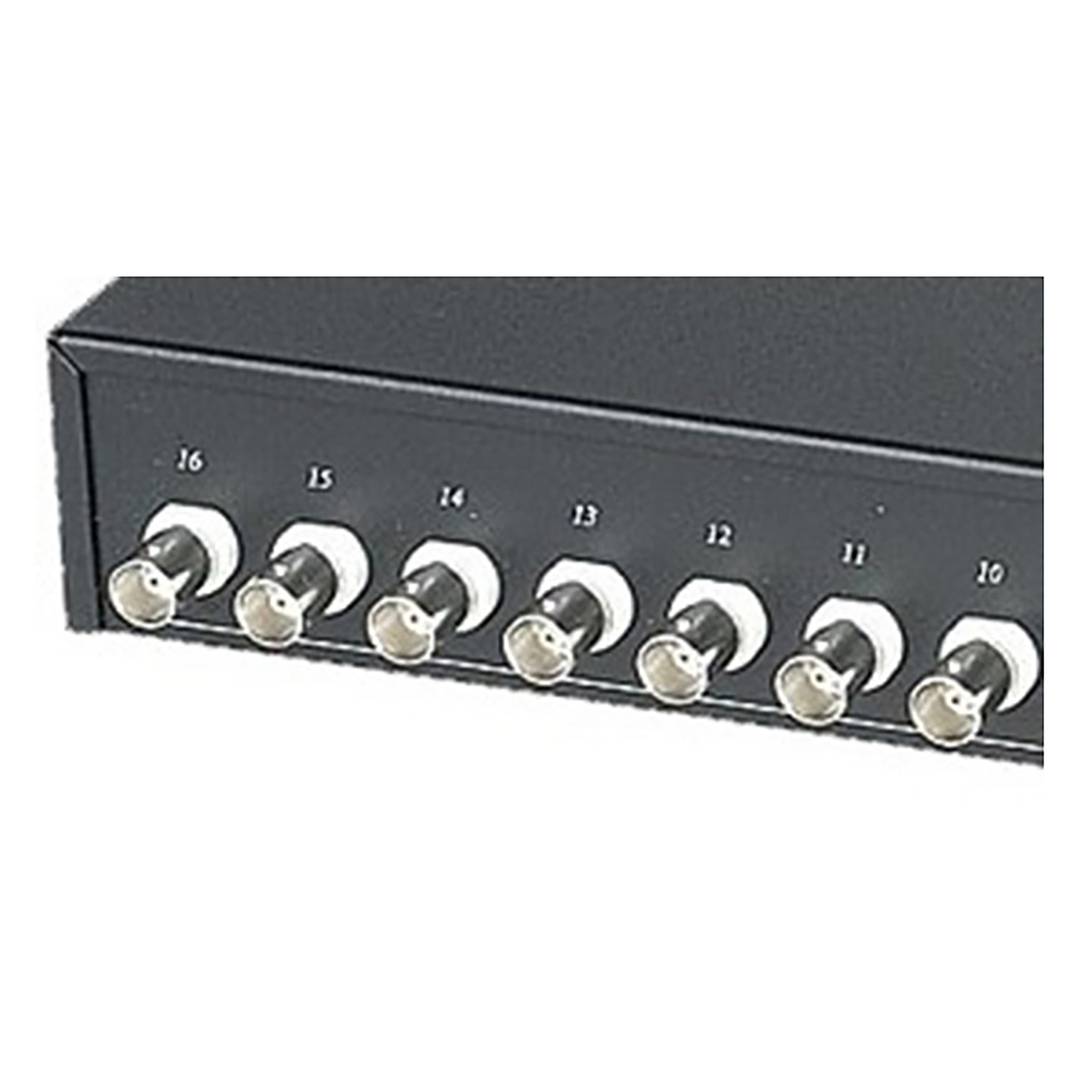 Vídeo e transceptor de dados para Rack19 RJ45 para 16-porta BNC TPP016VPD