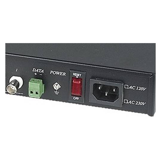 Vídeo e transceptor de dados para Rack19 RJ45 para 16-porta BNC TPP016VPD