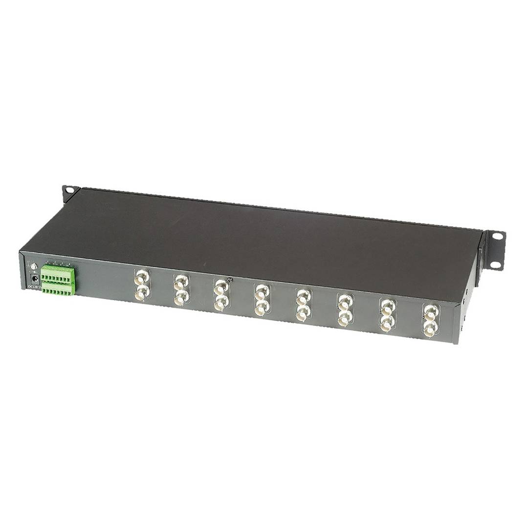 Actif UTP Extender Receiver vidéo 8-port Cat.5 récepteur 2xBNC TPA008H