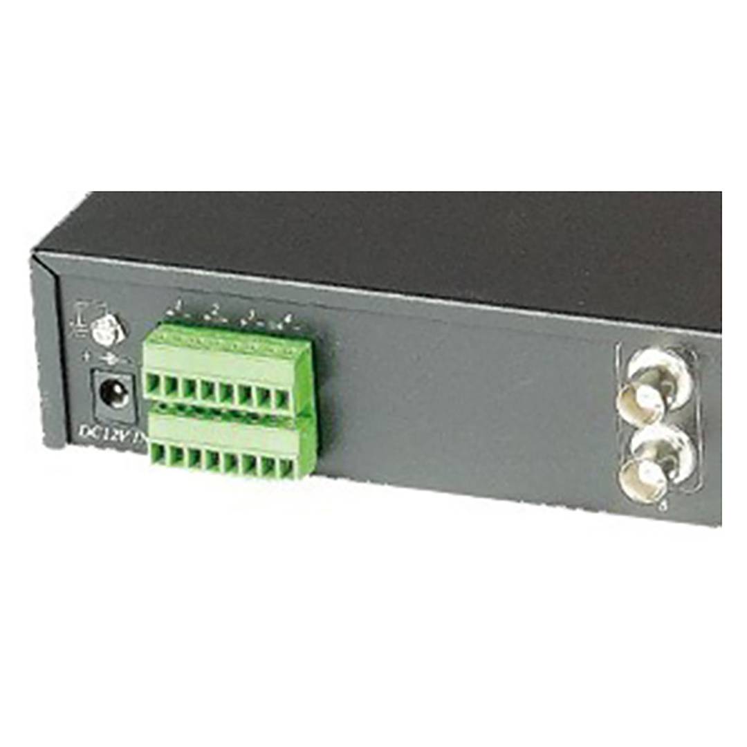 Actif UTP Extender Receiver vidéo 8-port Cat.5 récepteur 2xBNC TPA008H
