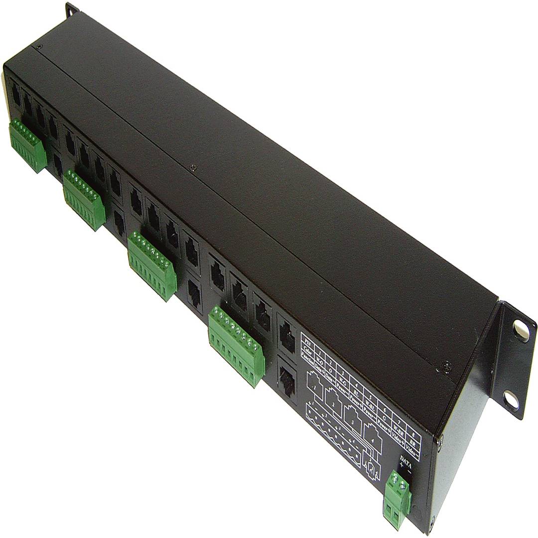 Cabo UTP concentrador de rack de 19 