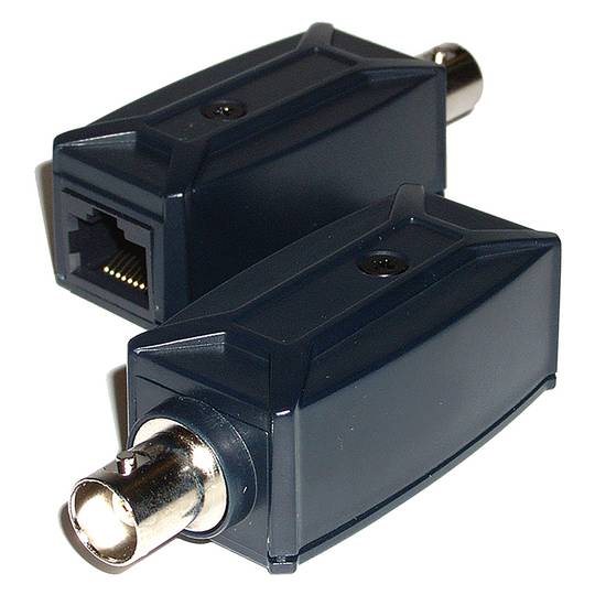 Extensor passiu TCP/IP per coaxial RG59 emissor i receptor IP01
