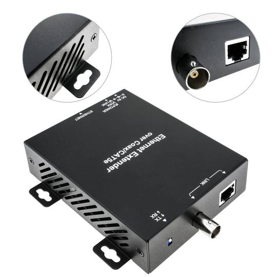 TCP/IP active extender by coaxial and UTP Cat.5 sender and receiver IP03