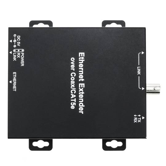 TCP/IP active extender by coaxial and UTP Cat.5 sender and receiver IP03