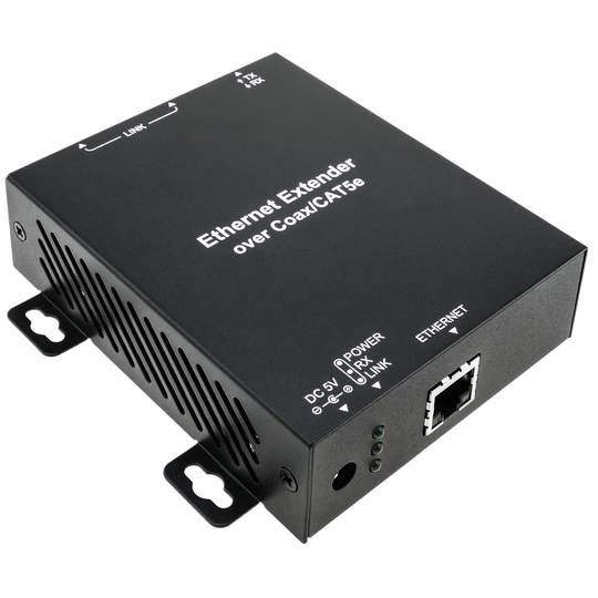 TCP/IP active extender by coaxial and UTP Cat.5 sender and receiver IP03