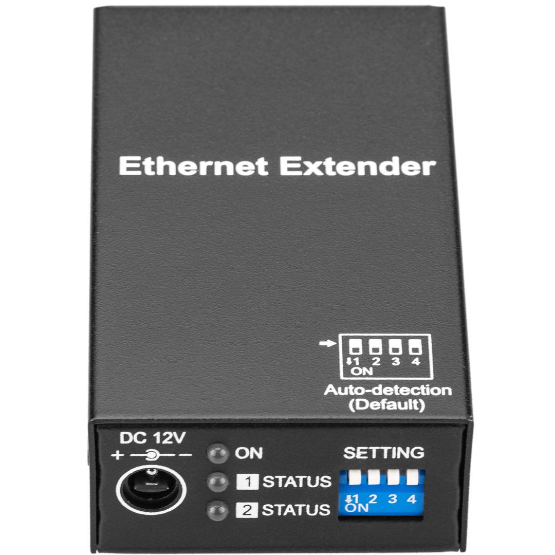 Extensor Ethernet de largo alcance TCP/IP sobre cable Cat.5e 800 m