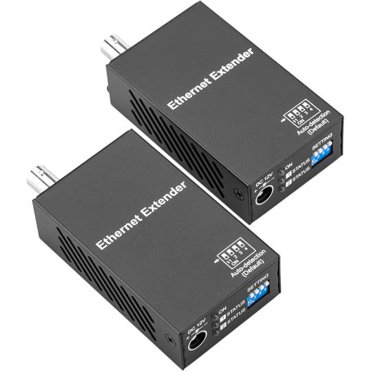 Actieve extender groot bereik TCP / IP via coax 1000 m