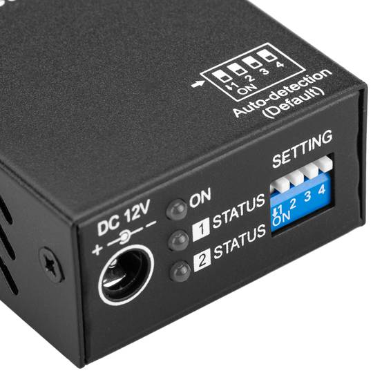 Actieve extender groot bereik TCP / IP via coax 1000 m