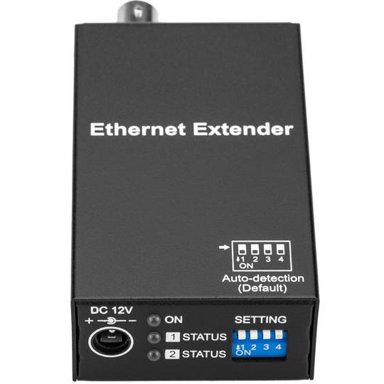 Actieve extender groot bereik TCP / IP via coax 1000 m