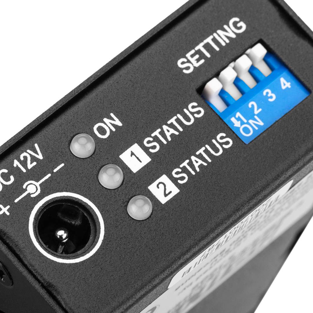 Actieve extender groot bereik TCP / IP via coax 1000 m