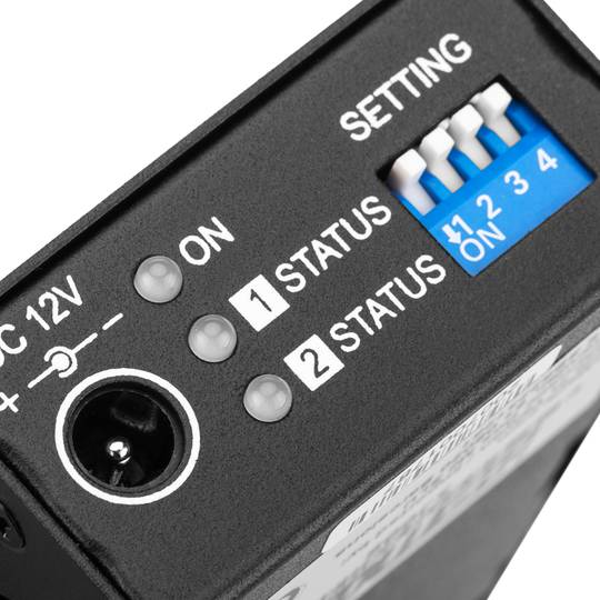 Actieve extender groot bereik TCP / IP via coax 1000 m