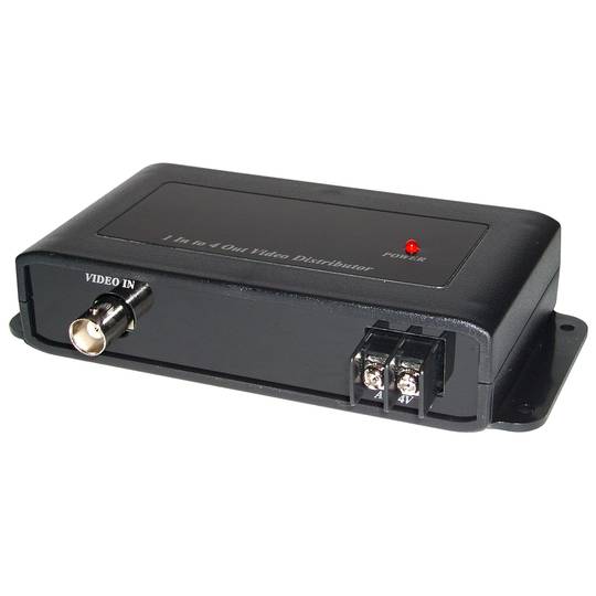 Distributor Multiplier video splitter 4 ports CD104 - Cablematic