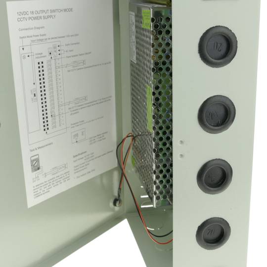 Zentrale Stromversorgung von 12VDC 20A 18 Ports