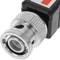 Rechte compacte passieve balun (BNC naar klemmenblok 2-pins)