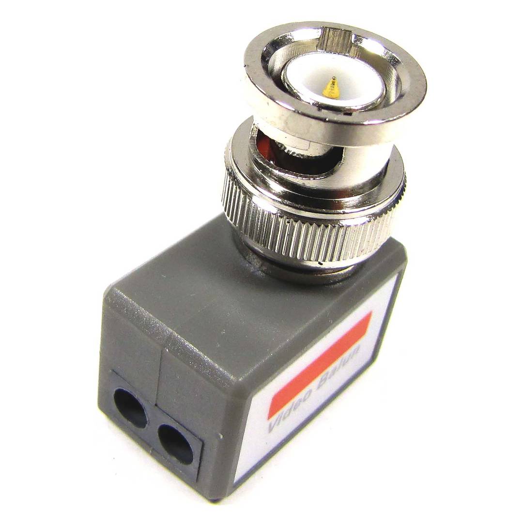 Balun passivo Compact Angulo (BNC para o Terminal Bloco 2 pinos)