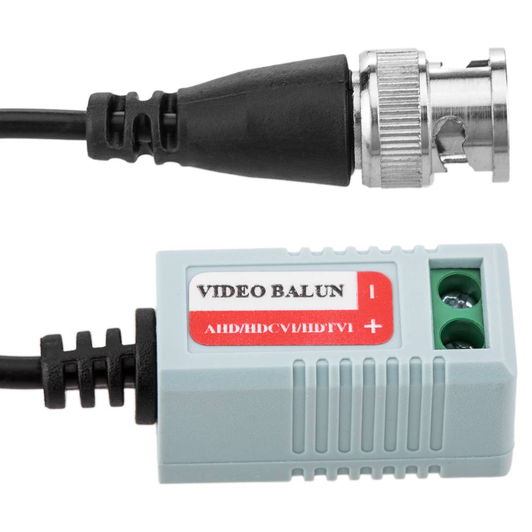 Balun passivo compatto Cavo (da BNC a morsettiera a 2 poli)