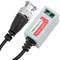 Balun passivo compatto Cavo (da BNC a morsettiera a 2 poli)