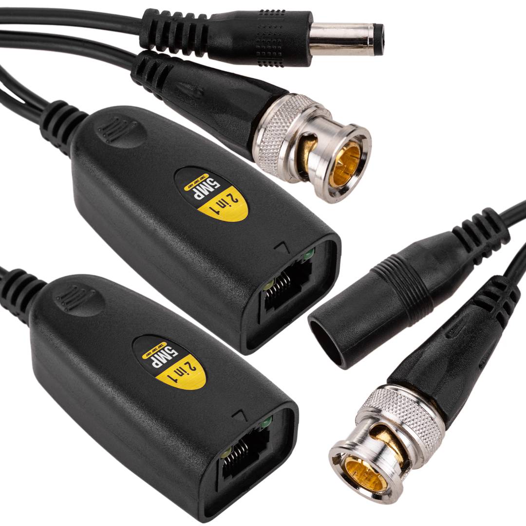 video balun with power