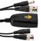 Passieve Balun Video + Power (BNC + DCJack naar RJ45)