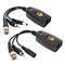 Balun passiu de vídeo amb alimentació i àudio (BNC DCJack RCA RJ45)