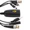 Balun passiu de vídeo amb alimentació i àudio (BNC DCJack RCA RJ45)