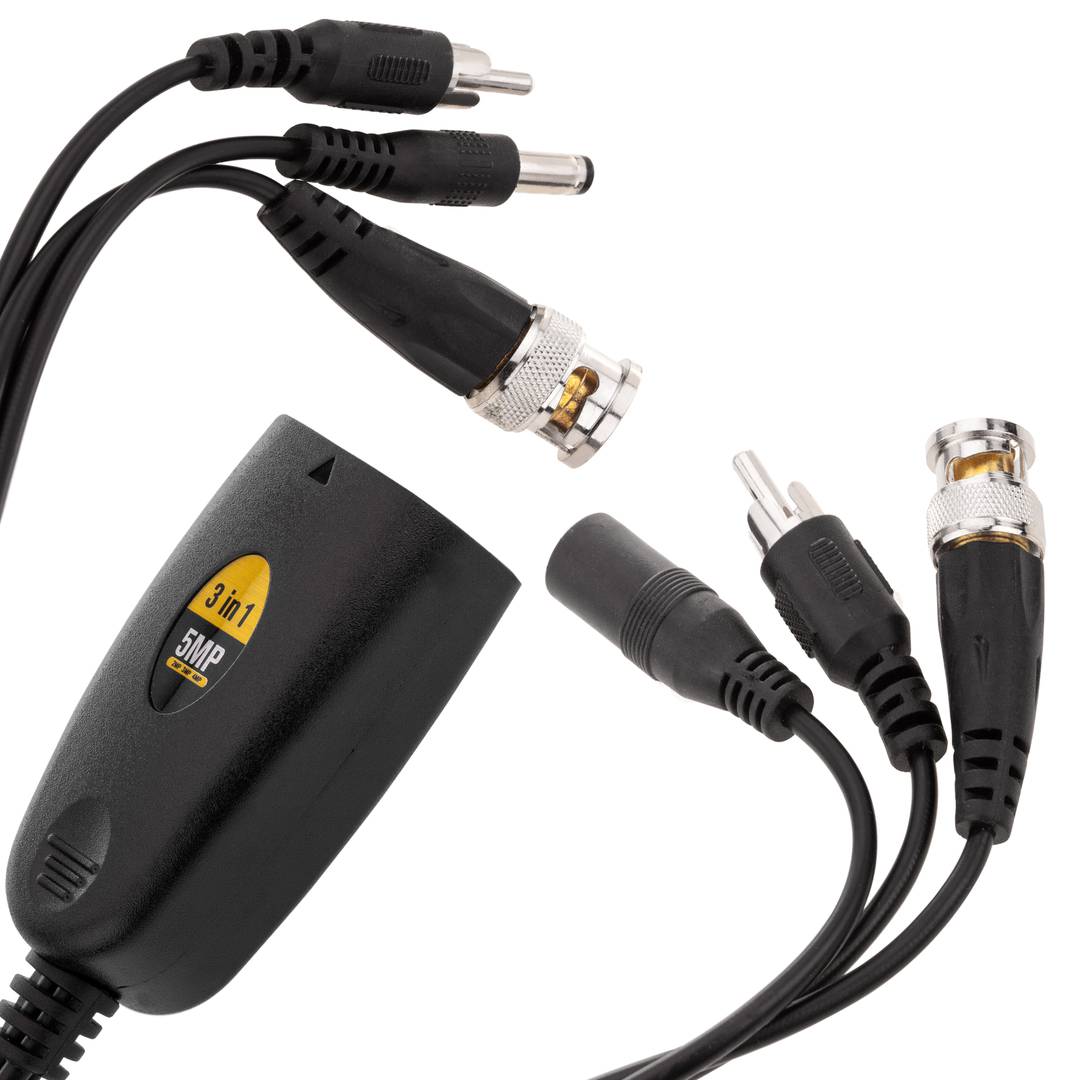 Cable de vídeo, euroconector - 3 conectores RCA (vídeo/estéreo), 1,5m