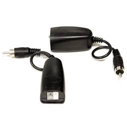 Passive Balun with RCA audio cable 2 twisted pair terminals - 2 units