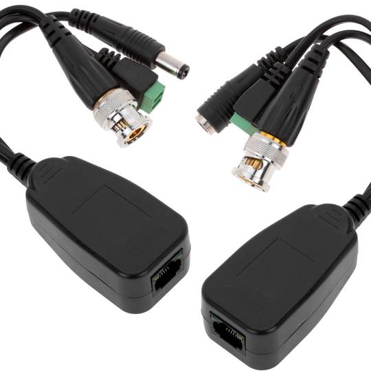 Balun passive video and audio feed up to 500m