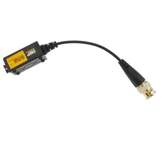Passieve HD video balun CVI TVI AHD CVBS op 720p / 960p / 1080p / 3MP / 4MP / 5MP 400m 2-pack zwart en geel