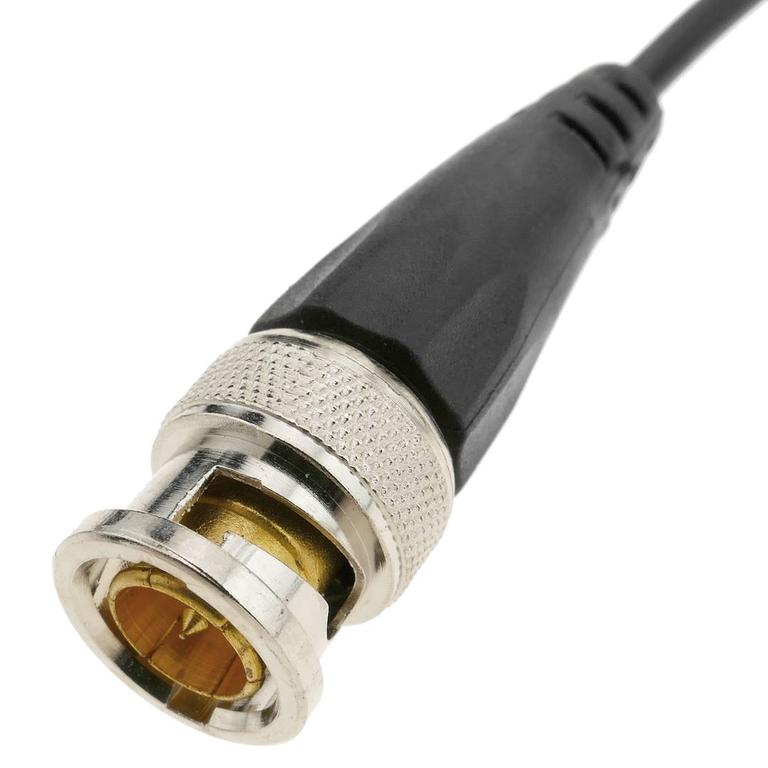 Passieve HD video balun CVI TVI AHD CVBS op 720p / 960p / 1080p / 3MP / 4MP / 5MP 400m 2-pack zwart en geel